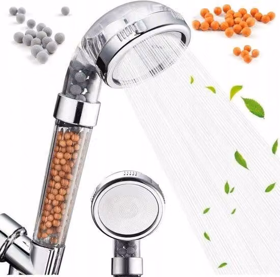 Soffione a pioggia con filtro ionico