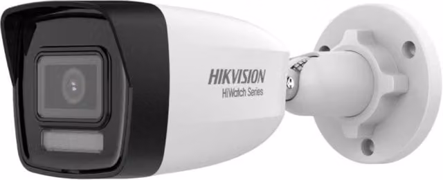 Telecamera IP Bullet Hikvision Hiwatch HWI-B180HA-LU 8 MP 2.8mm Dual Light PoE Bianca