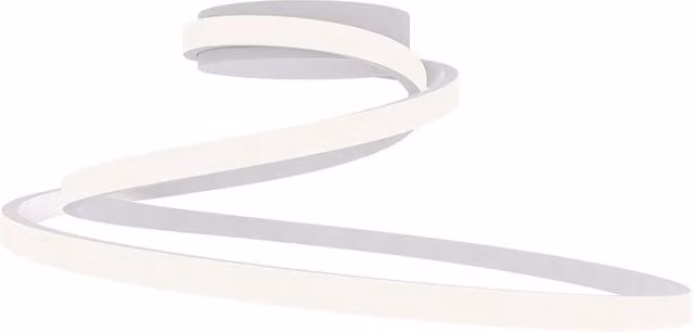 Plafoniera LED Coaster LUCE AMBIENTE DESIGN bianca con regolazione temperatura colore da bianco caldo a bianco freddo, Ø 50 cm, IP20