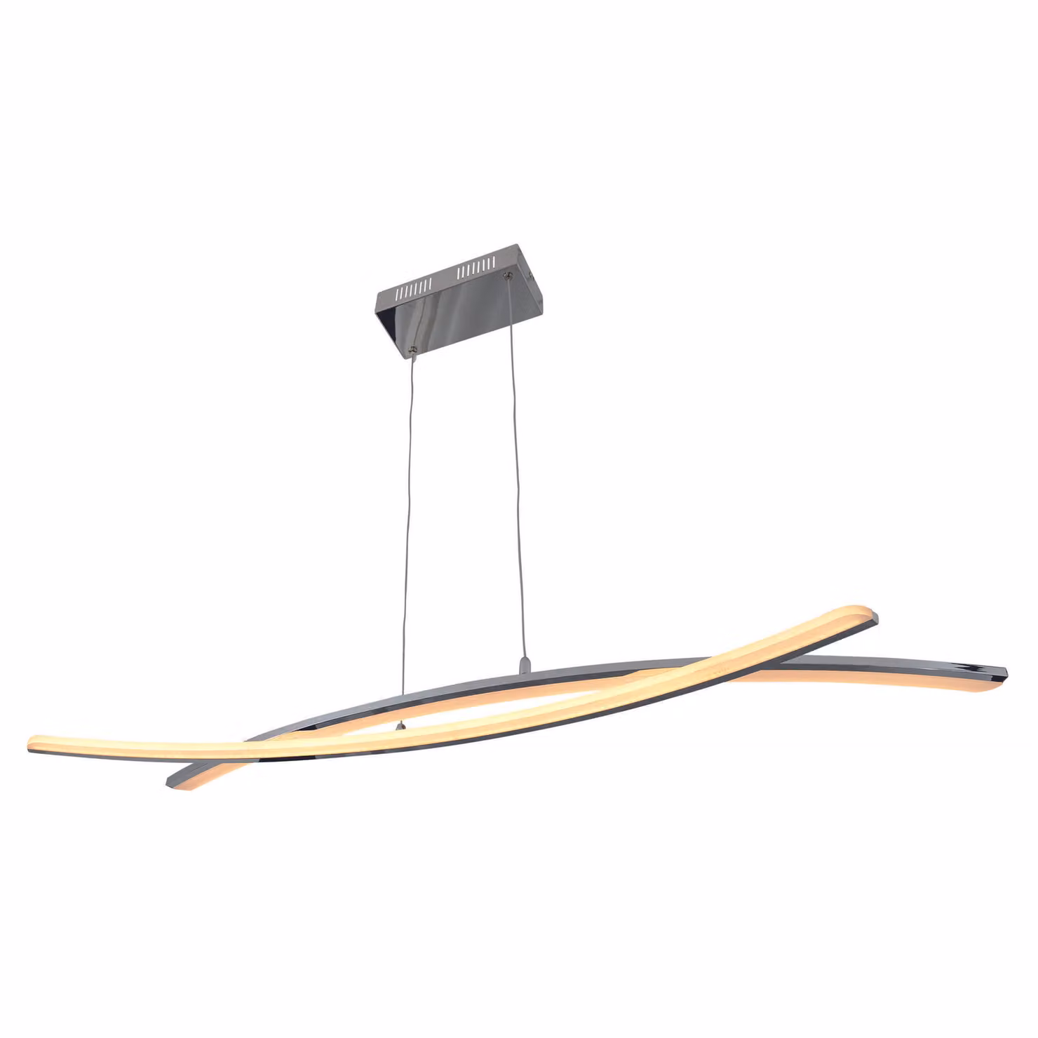 Näve - Lampada a sospensione LED, Curve, l:100cm, l:22,7cm; h:140cm; 7063442