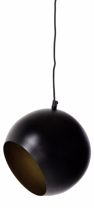Lampada a sospensione Pomax Depot, colore nero, diametro 24 cm