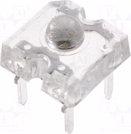 2 LED Super Flux arancioni, angolo di emissione 60°, intensità luminosa 2500-5000 mcd, dimensioni 7,62x7,62 mm, corrente di funzionamento 20 mA, modello OSO5PAZ161D. Diodi LED