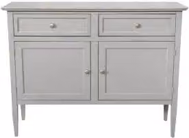Credenza / Porta tv mod spillo Shabby chic grigio anticato con 2 ante