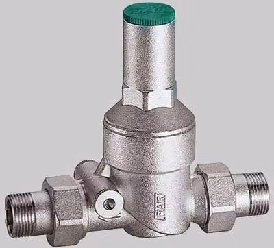 Riduttore di Pressione Far 11/4 in Acciaio Inox Cromato Argento