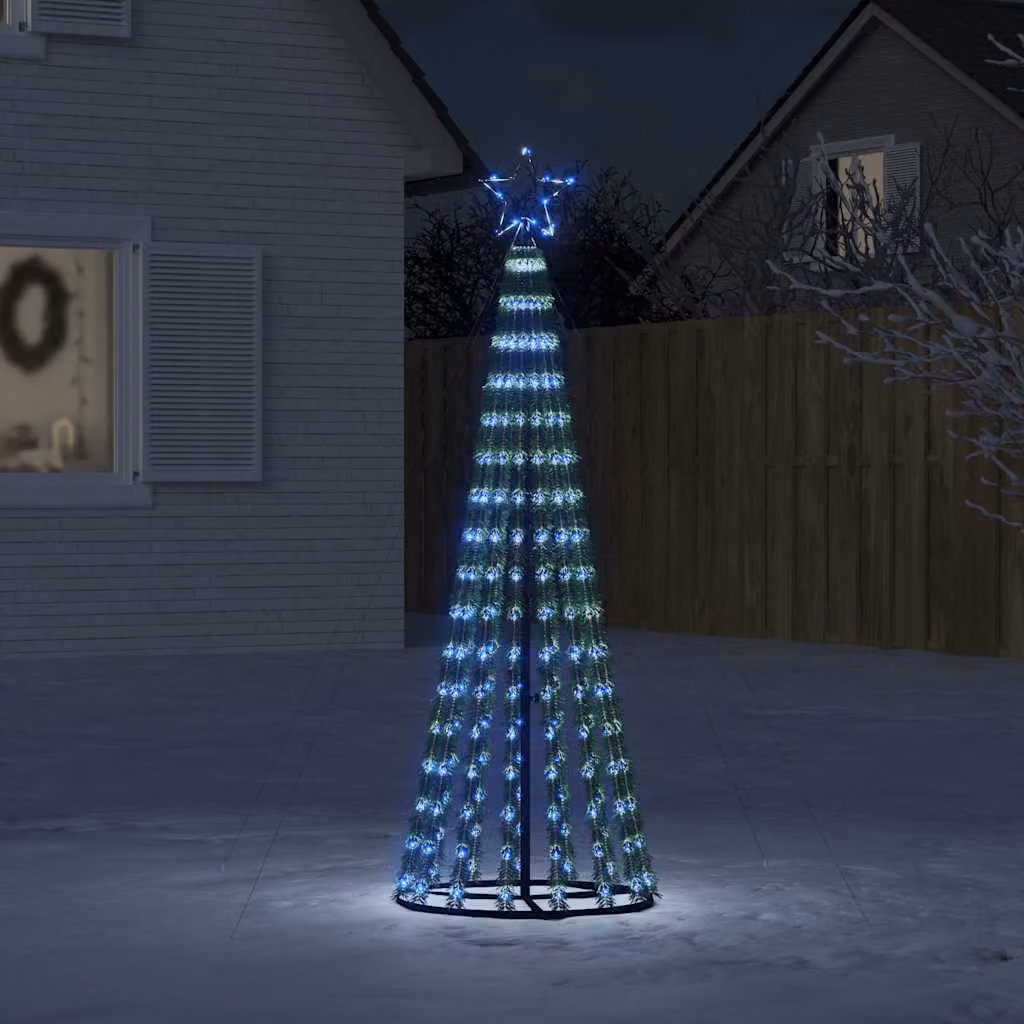 Albero di Natale con 275 LED blu vidaXL, Altezza: 180 cm