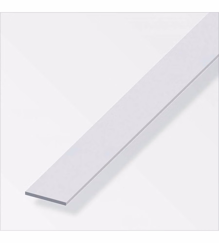Barra Piatta 30X2 Alluminio Argento 1Metro