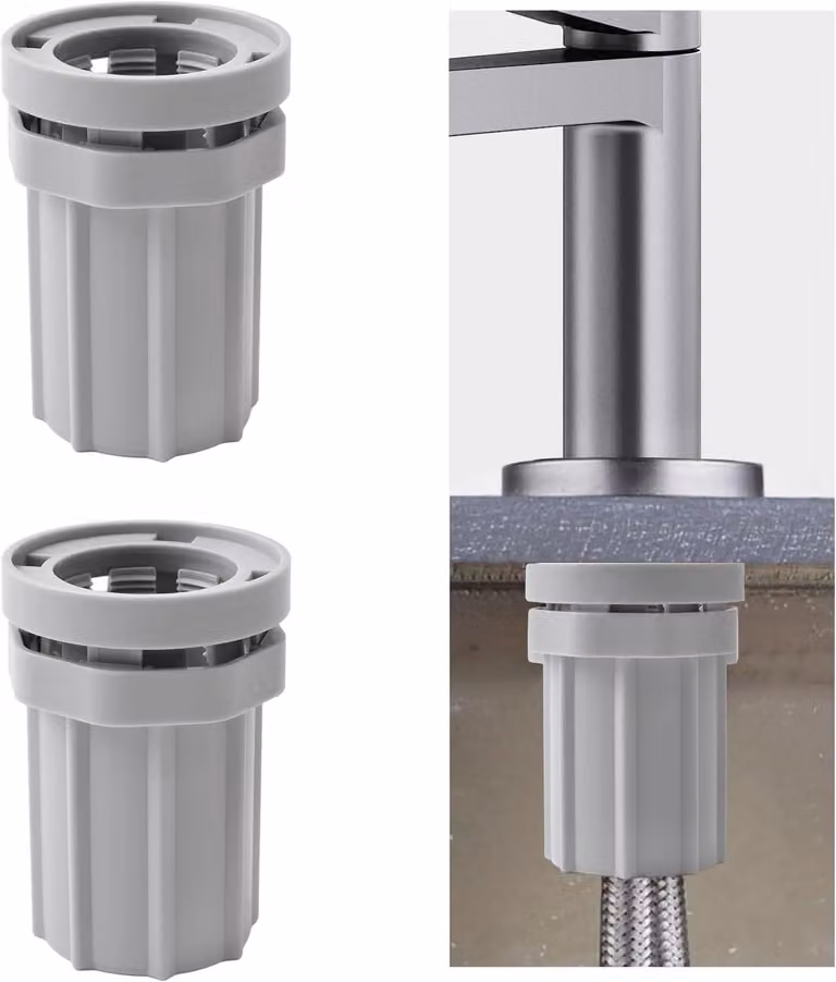 Rondelle di fissaggio per rubinetti, 2 pezzi, in plastica ABS, antiscivolo, per cucina e bagno