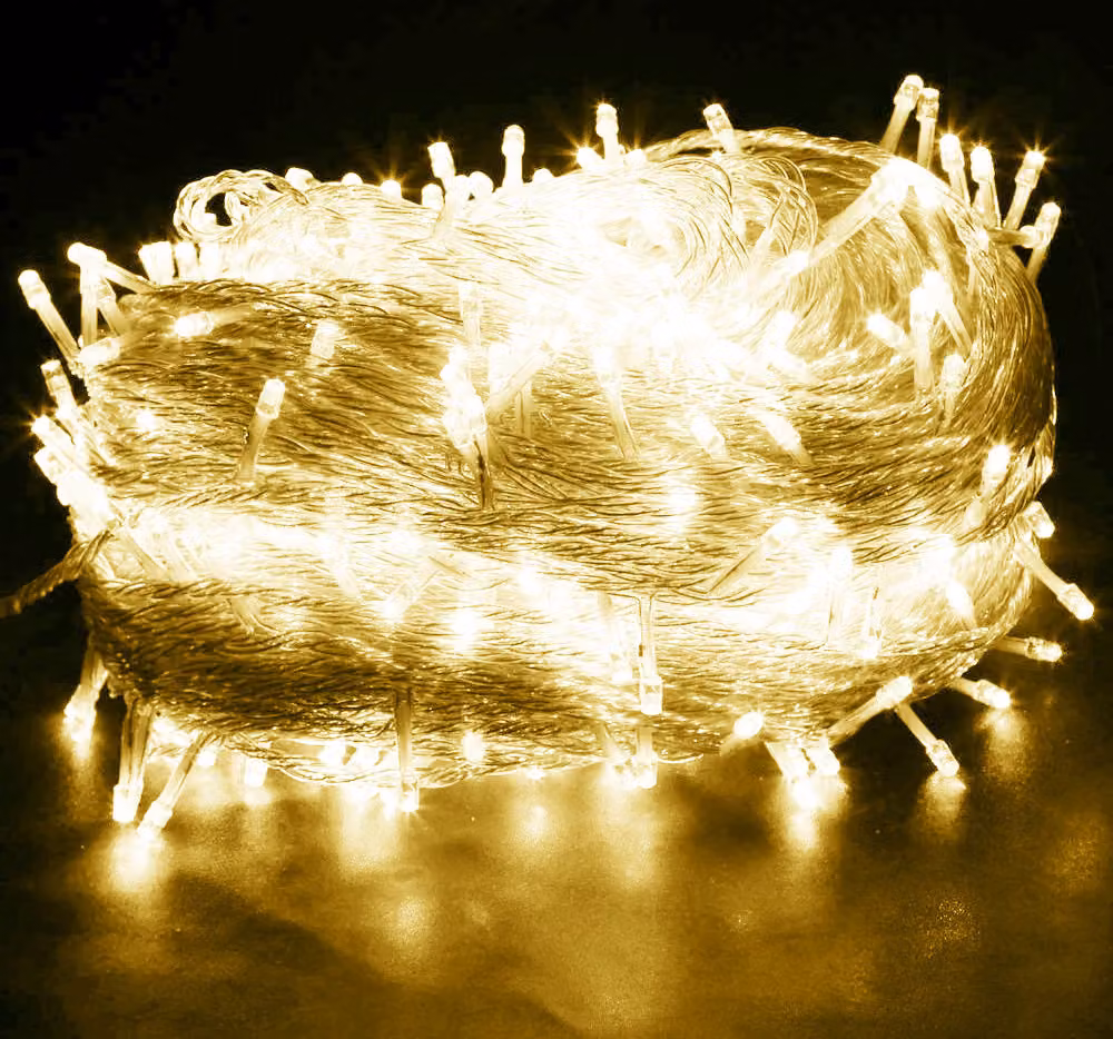 20M 200 LED luci fiabesche bianco caldo 8 modalità di luce impermeabile festa giardino decorazione interna luci di Natale