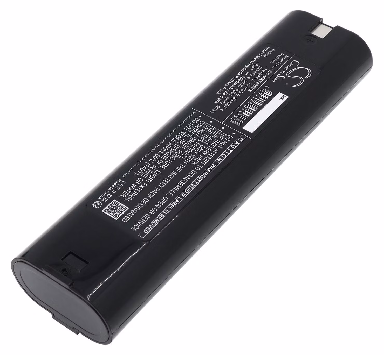 TECHTEK Batteria compatibile con [Makita] 4000, 4093D, 4093DW, 4190D, 4190DB, 4190DW, 4190DWD, 4300D, 4300DW, 4390D, 4390DW, 5090D, 5090DW, 6000, 601