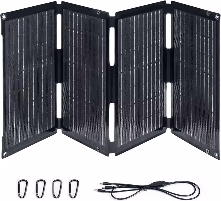 Pannello solare da 100W - Pannello solare flessibile - Pannello solare pieghevole - Pannello solare portatile - Rivestimento in fibra di vetro