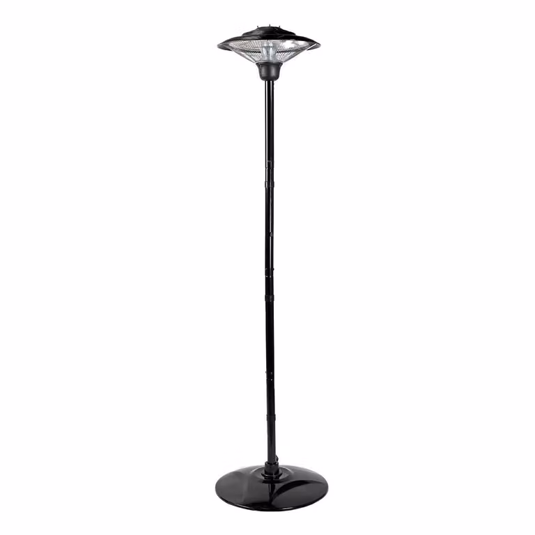 NEDIS Riscaldatore alogeno 1500 W 2 pz. 2 m palo IP34 X3 protezione antiribaltamento sw HTPA15EBK