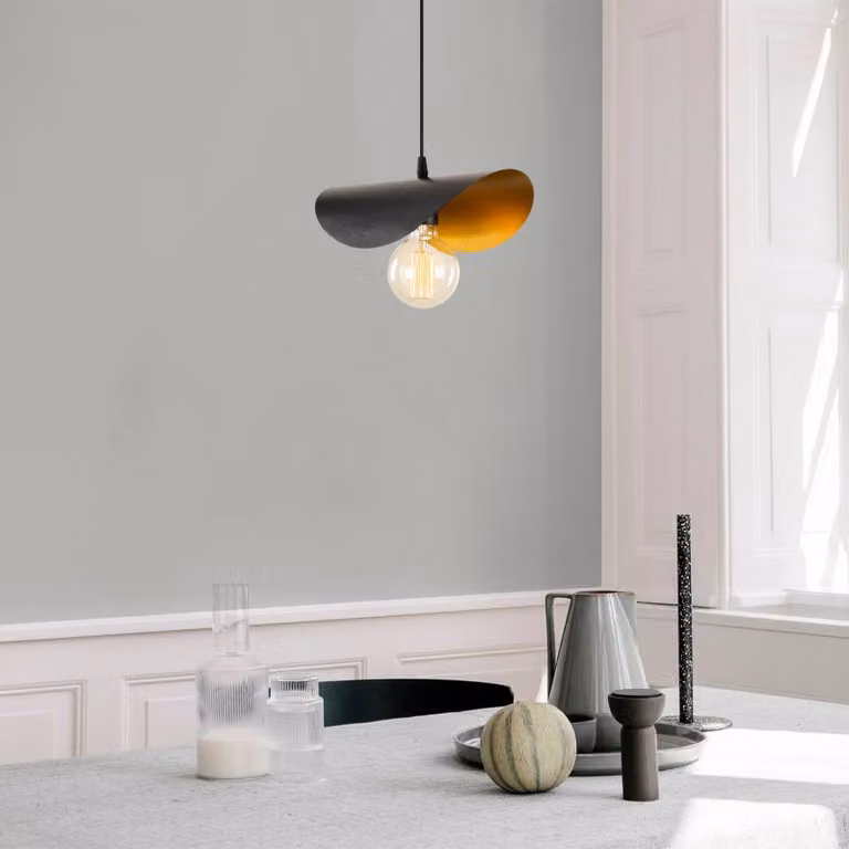 Lampada a sospensione Sivani MR-830 Opviq, dimmerabile, Nero, Soggiorno / Sala da pranzo, Metallo, Moderno, Lampada a sospensione