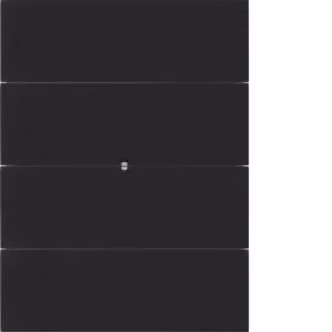 Berker 75164592 Sensore a sfioramento quadruplo Comfort in vetro, nero B.IQ