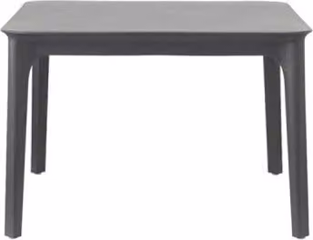 Set di due tavolini Argo Scab Design in tecnopolimero colore Antracite L/P/H: 60 x 60 x 40 cm