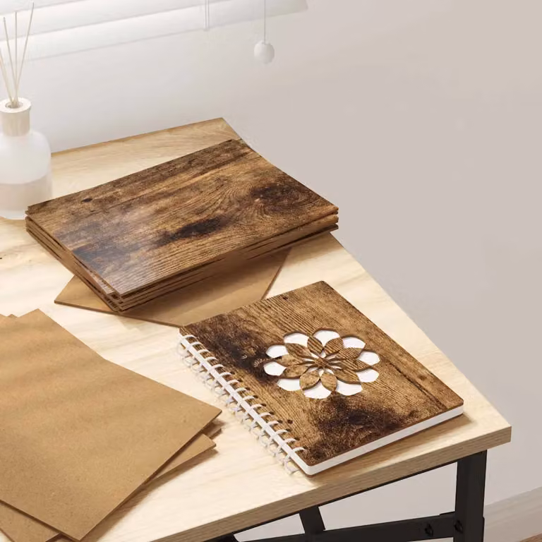 vidaXL Pannelli decorativi in legno Rovere Fumo, 50 pezzi, L: 30 cm, H: 21 cm, P: 0,27 cm