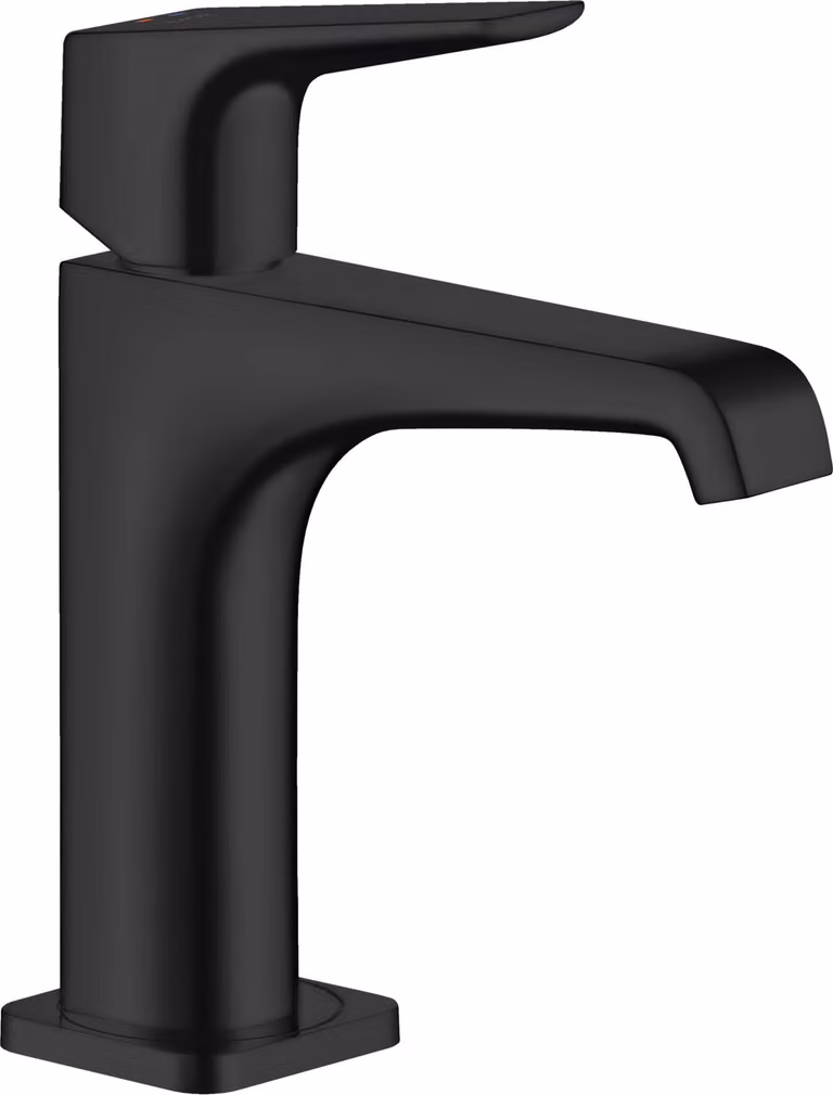 hansgrohe AXOR Citterio E mitigeur monocommande de lavabo 125 avec béqu'ille sans garniture de vidage, 36111670, 36111670