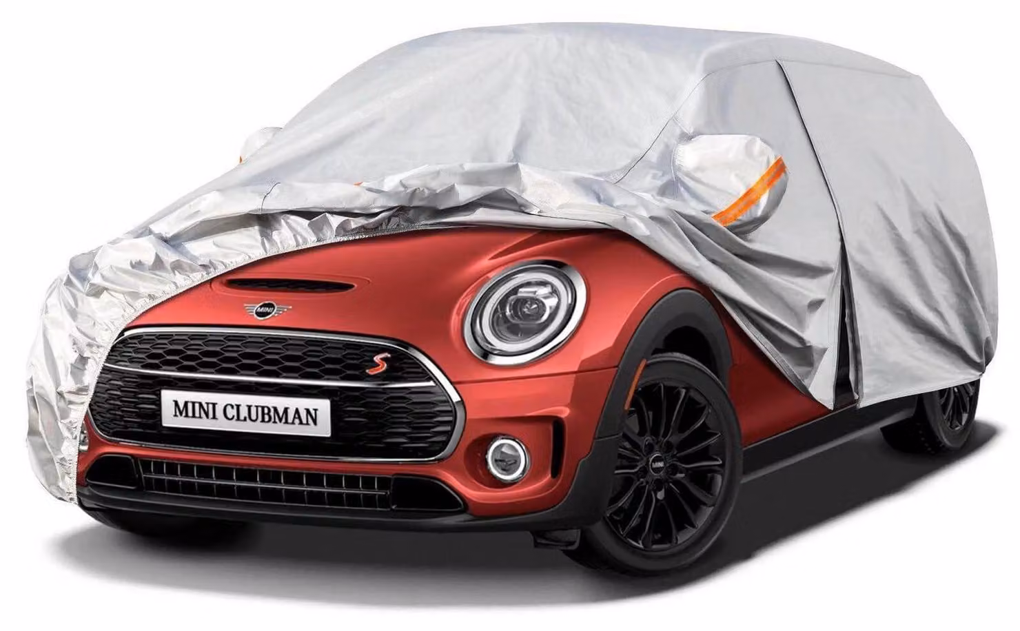Copertura per auto Autoplane, impermeabile e traspirante, per Mini Clubman (2010-2025), colore argento