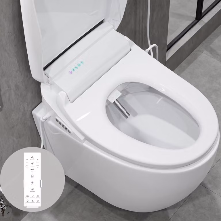 HOROW Sedile bidet intelligente Sedile per wc elettrico Attacco bidet per doccia intelligente Sedile per wc riscaldato Luce notturna Asciugatore deodorante By