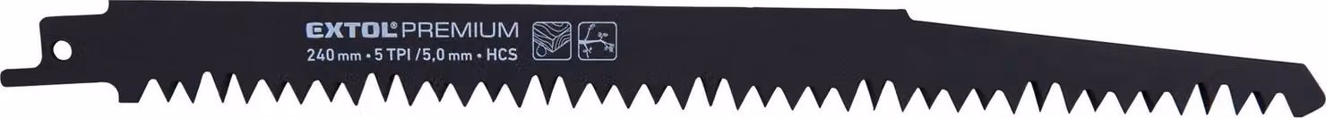 Lame per sega 3pcs, 240x19x1,5mm, HCS