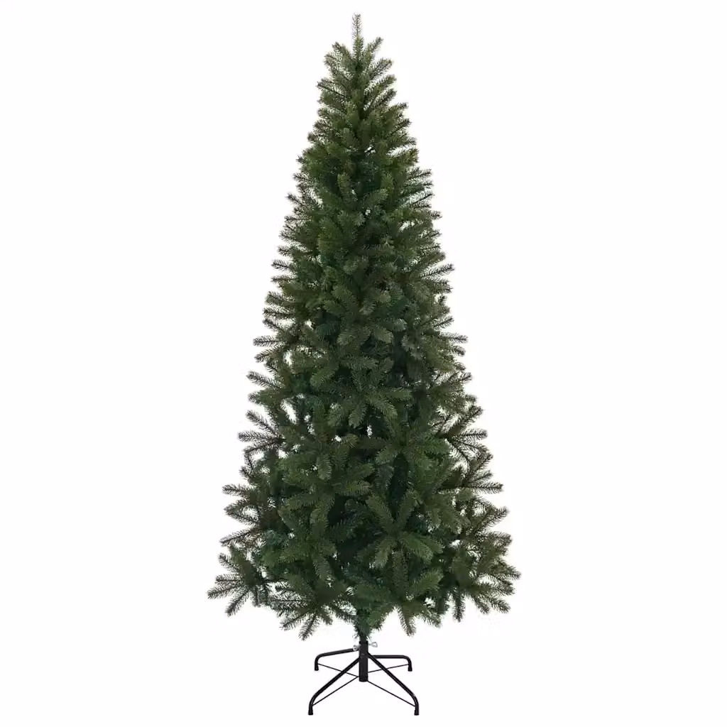 Albero di Natale artificiale verde vidaXL in PVC, PE e acciaio, Altezza: 240 cm – 2