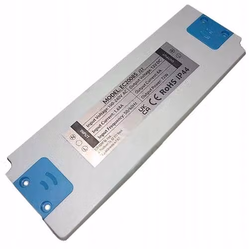 Alimentatore per mobili 72W 12V IP44 185x64x22 Ecolight EC20085