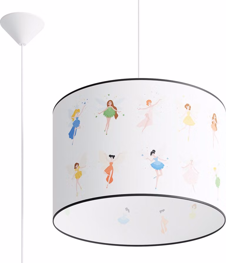 Lampada a sospensione Echo 1 E27 multicolore di Lumilo