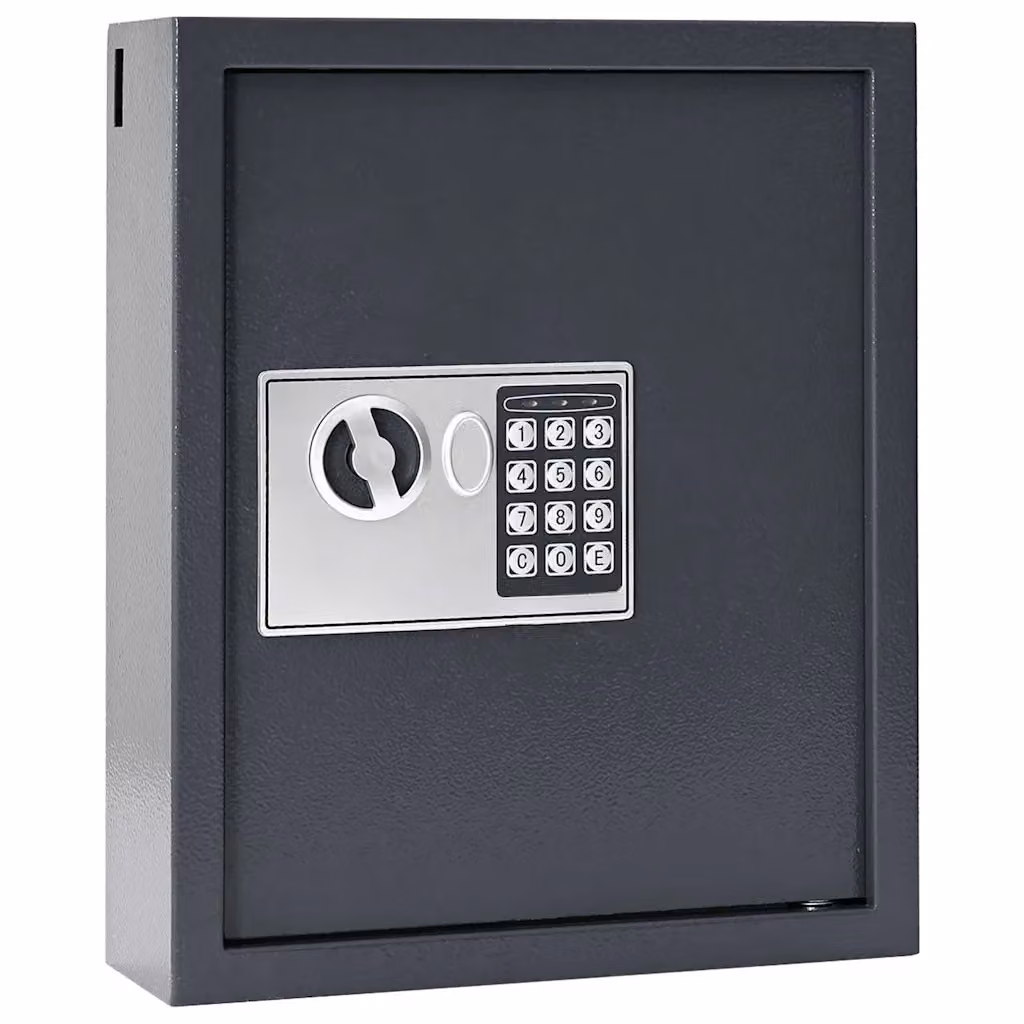 Cassetta di sicurezza digitale vidaXL Grigio antracite L 30 cm x P 10 cm x H 36,5 cm