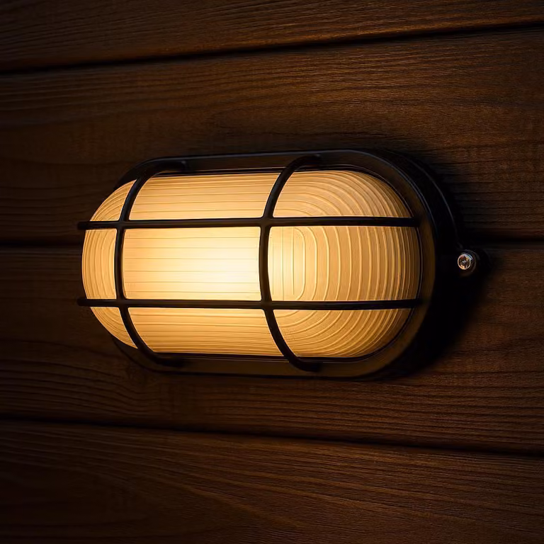 Lampada da incasso in alluminio IP54 E27 I nero