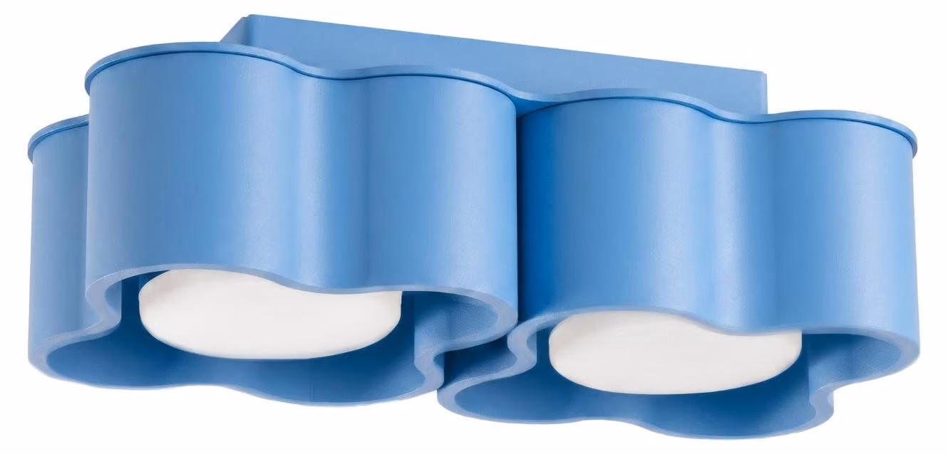Plafoniera OVIO 2 azzurra Gx53 2xGx53 10W alluminio 8x12x24,5cm Sollux Lighting