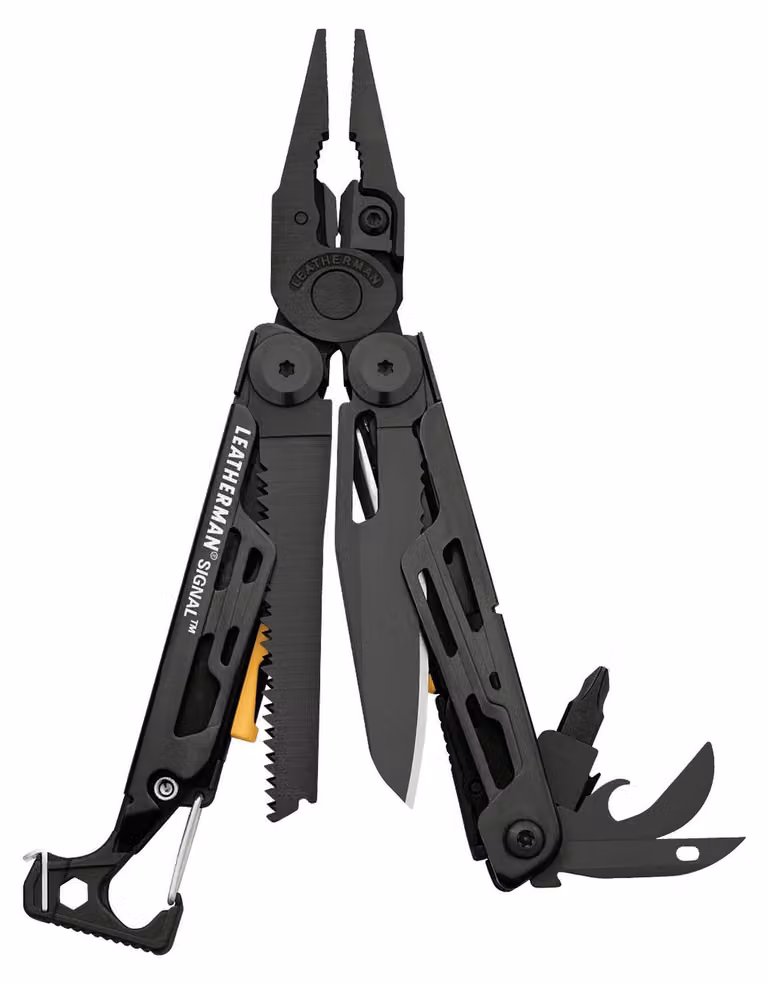 Multiutensile Leatherman Signal - 19 funzioni - Nero - Campeggio