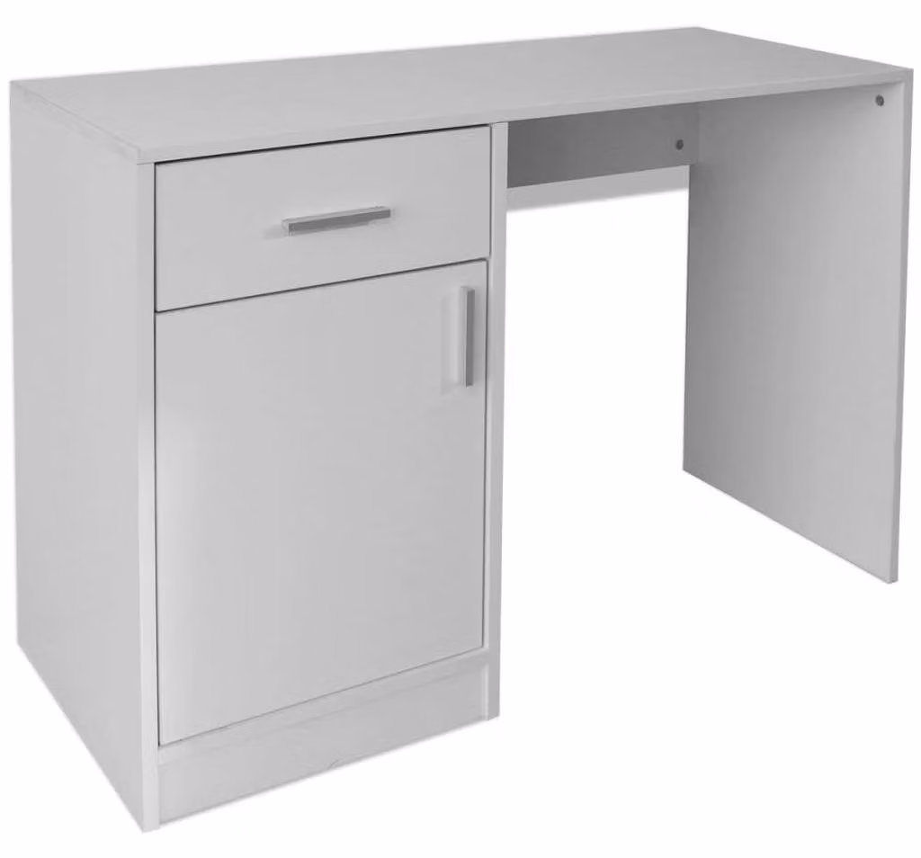 Solidchoice - Scrivania moderna con cassetto e armadietto per un ambiente di lavoro funzionale