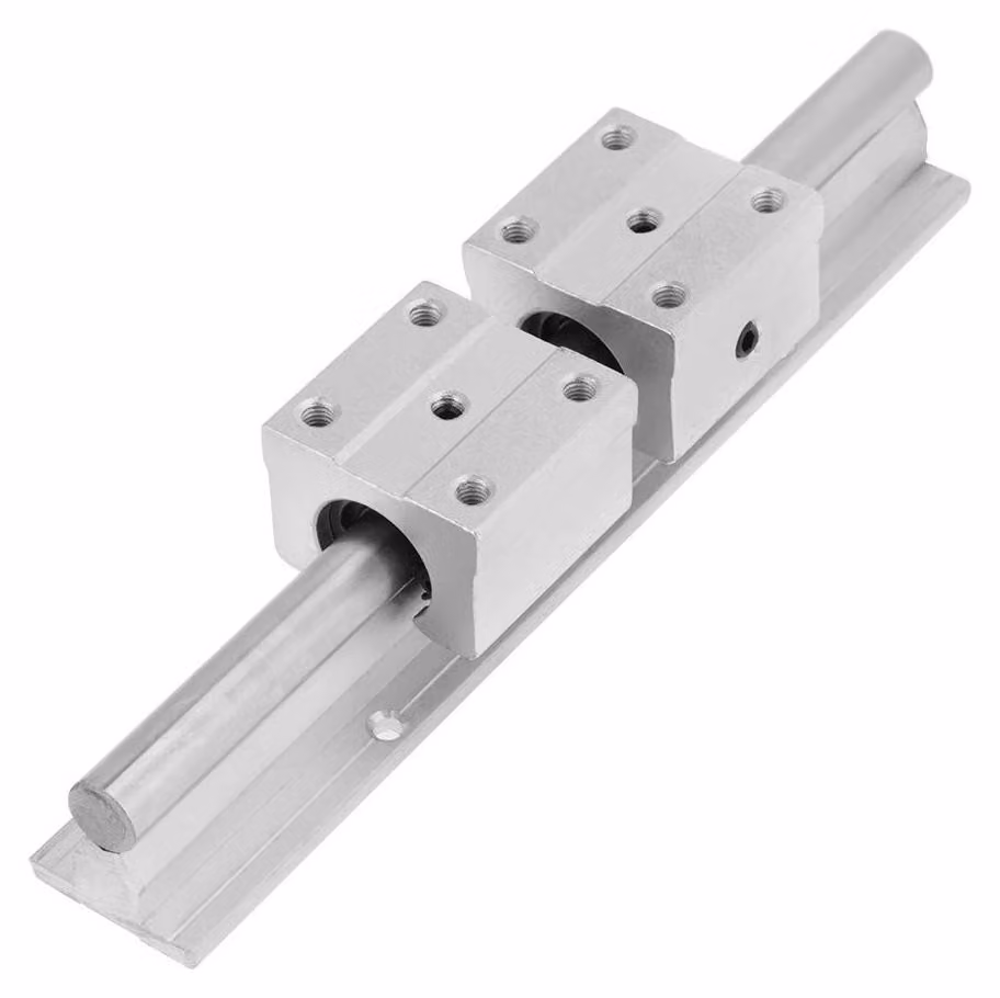 Inovra - Guida lineare da 200 mm - Supporto SBR12UU - Progetti CNC - Acciaio al carbonio di alta qualità - Prestazioni affidabili - Maggiore precisione - Guida lineare