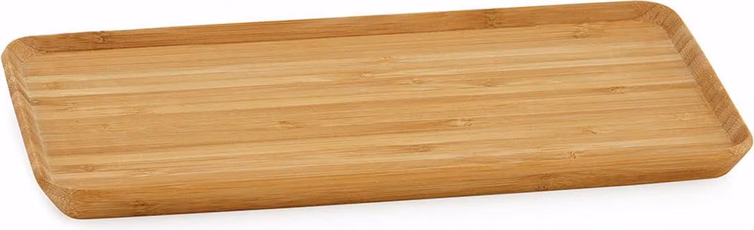 Andrea House Vassoio di snack ax70063 Bambù Rettangolare 27 x 15 x 1,5 cm