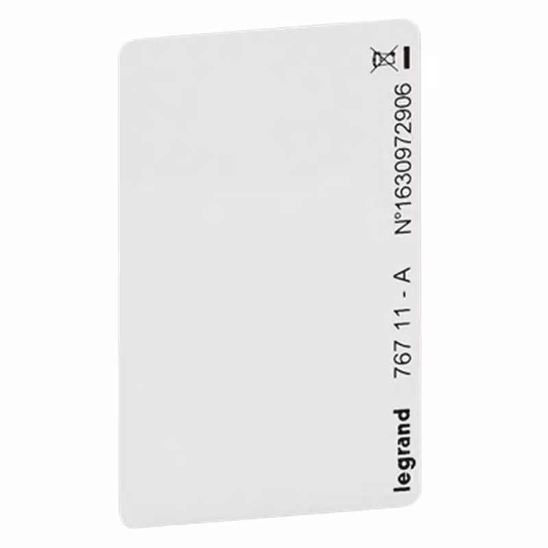 Set di schede RFID Legrand Mifare con memoria da 1 KB 076711