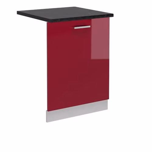 Vicco Frontale lavastoviglie R-Line, Rosso lucido, 60 cm
