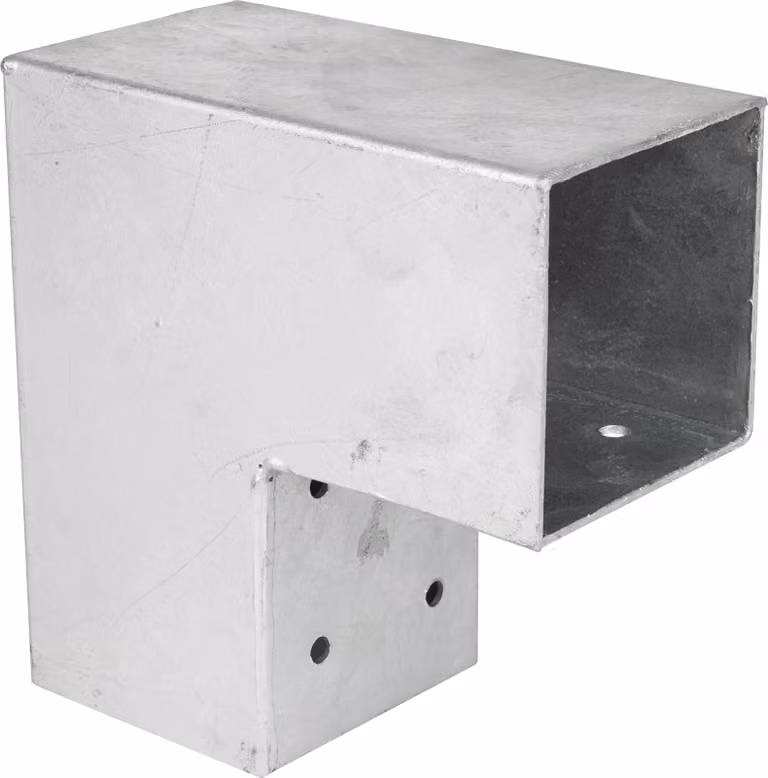 Giunto angolare per pergola per pali 9 x 9 cm modello cubo - al pezzo