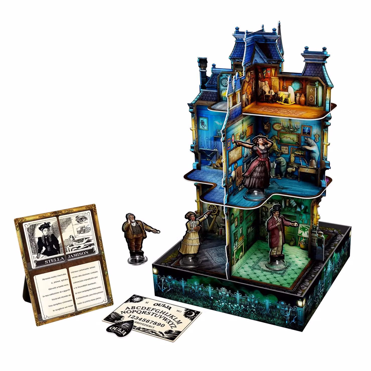 Goliath Ouija Manor Gioco da Tavolo di Mistero, Deduzione e Strategia Multicolore – 2