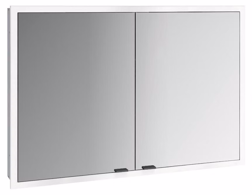 emco prime slim armoire de toilette, 1000mm, 2 portes, modèle encastré, 949713605, 949713605