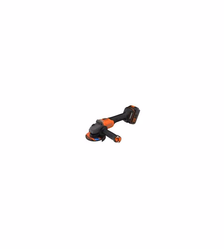 Smerigliatrice angolare a batteria Black+Decker 18V con disco da 115 mm e 7500 giri/min – 2