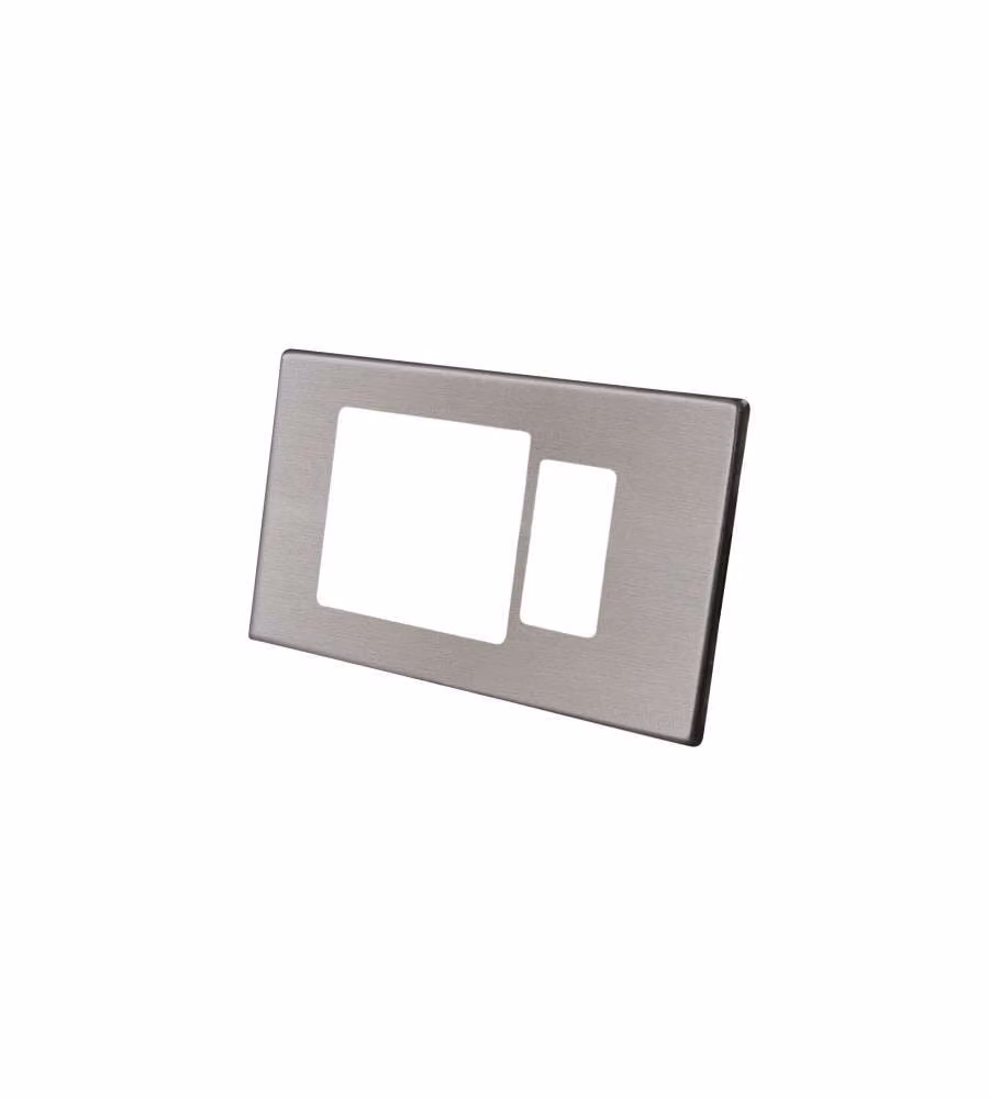 Placca a 2 fori