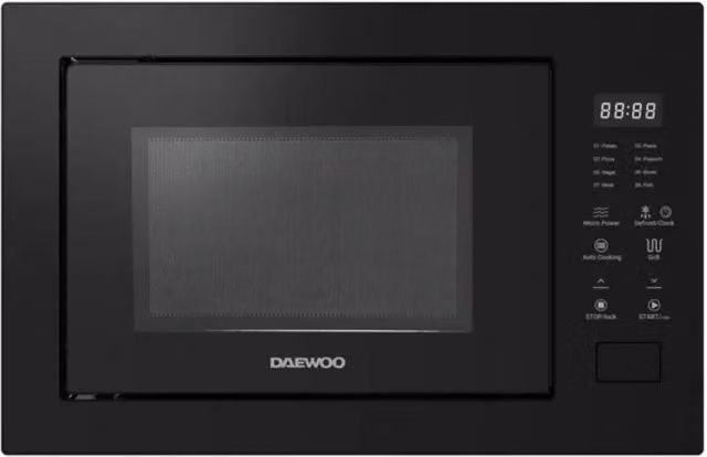 Forno microonde da incasso Daewoo MDBS253GB con grill nero 25 litri con Controllo Touch