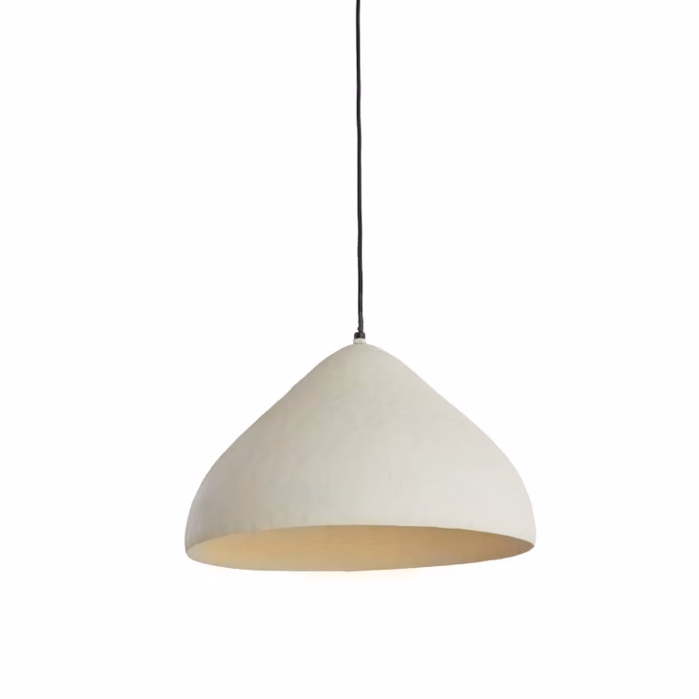Lampada a sospensione - bianco - Elimo - metallo - Ø 40cm - E27 - 2978443 - Light & Living