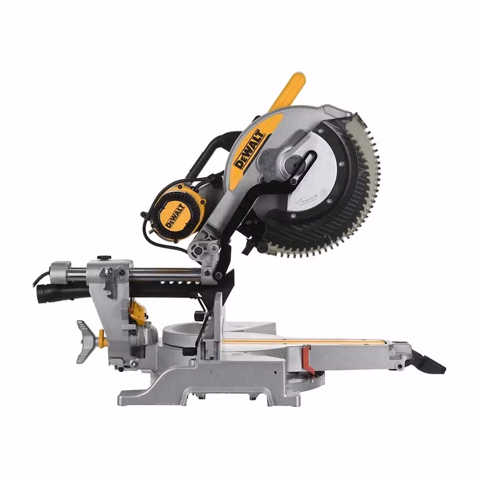 Sega troncatrice DeWalt DWS780 da banco, colore giallo, 1675 W, 3800 RPM – 2