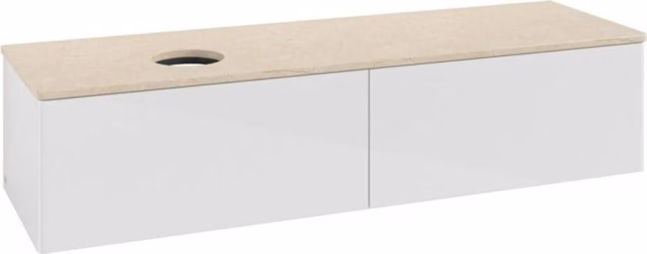 V&B Mobiletto senza struttura frontale - illuminazione Antao 160x50cm, WBP-colore botti. Lac