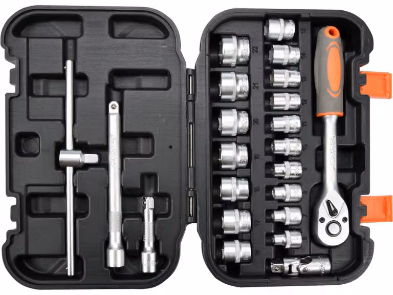 Set di utensili da 3/8", 22 pezzi, modello XS