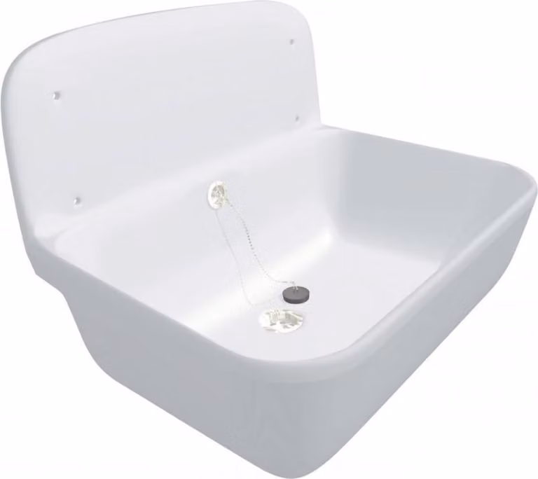 Lavello da incasso bianco da 50 cm Nicoll 332620