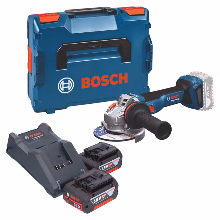 Smerigliatrice angolare a batteria Bosch GWS 18V-11 Professional 18 V 125 mm Brushless + L-Boxx ( 06019N4102 ) - senza batteria, senza caricabatteria