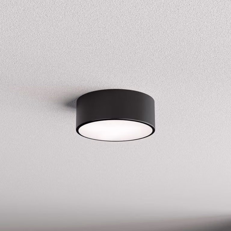 Plafoniera soffitto Cleo TEMAR LIGHTING, dimmerabile, Nero, Soggiorno / Sala da pranzo, Moderno, Plafoniera