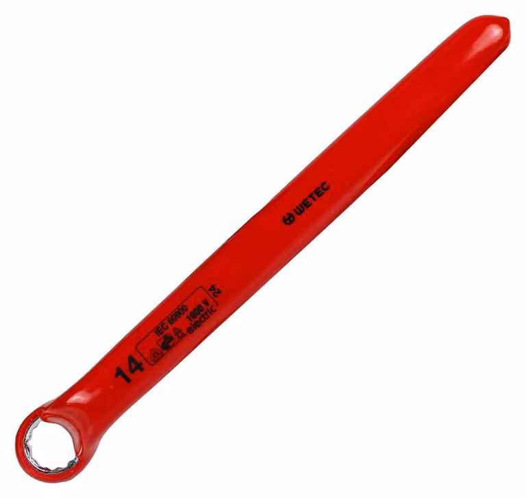 Chiave ad anello WETEC, DIN 7447, apertura chiave 14 mm, 1.000 V/VDE/GS