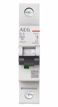 Interruttore automatico AEG Elfaplus 6kA B6A 1P (2CDS251088R0065)